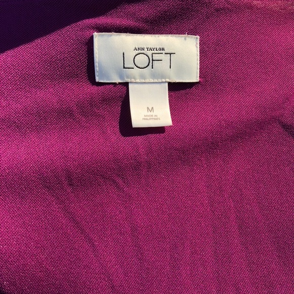 Ann Taylor LOFT Purple Blouse - Picture 5 of 5